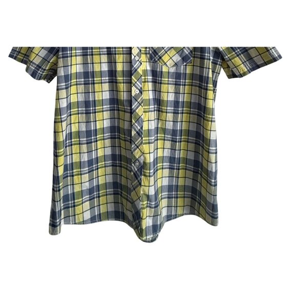 Ecko Unltd Mens 2XL Plaid Short Sleeve Button-Up Shirt Pocket - Picture 3 of 6